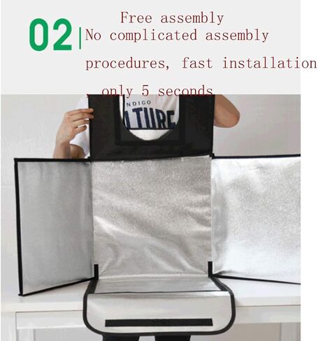 Photo Studio 23"x23"x23" Super Bright Dimmable Portable LED Lighting Studio Light Box Shooting Tent Kit for Jewellery Food Bags Shoes in Saudi Arabia