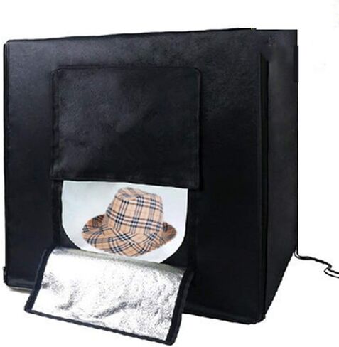 161616" Portable Folding Photography Light Tent Kit with 2 LED Panels and 3 Colors Backdrops for Photo Studio Product Portrait and Video Shooting Photography in Saudi Arabia