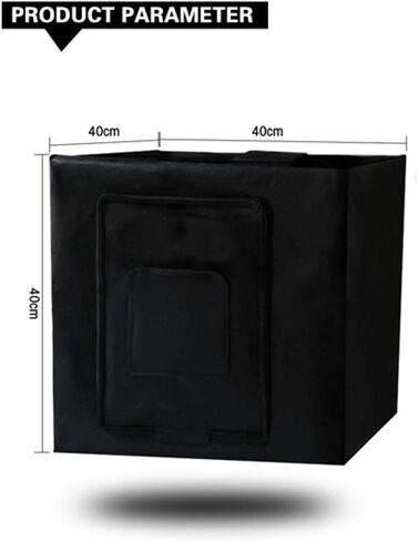 161616" Portable Folding Photography Light Tent Kit with 2 LED Panels and 3 Colors Backdrops for Photo Studio Product Portrait and Video Shooting Photography in Saudi Arabia