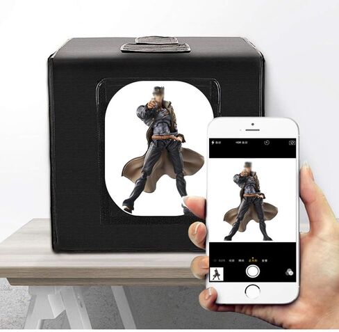 Photo Studio Light Box Kit 24x24x24 Inches/60cm Professional Light Box Adjustable Brightness Foldable Portable 144 LED Light Beads with 3 Background in Saudi Arabia