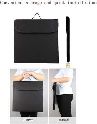 Portable Foldable Photo Studio Box15.75/19.7"/23.6"/27.6" with LED Light Adjustable Brightness Portable Folding Box 4 Colors Backdrops (Size : 50cm) in Saudi Arabia