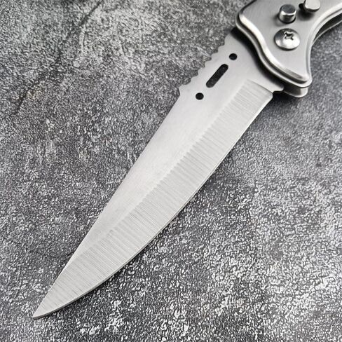 9.5" Folding Knives With Flashlight,Wood Handle Pocket Knife,Outdoor Camping Hiking Fishing Knife Men's Collection Gifts in Kuwait