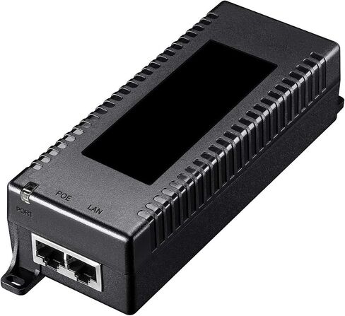 Gigabit PoE+ Injector Adapter - 30W 48V Power Over Ethernet Plus - 802.3af/at Compliant,10/100/1000Mbps Replace for TRENDnet TPE-115GI, TP-Link POE160S in Kuwait