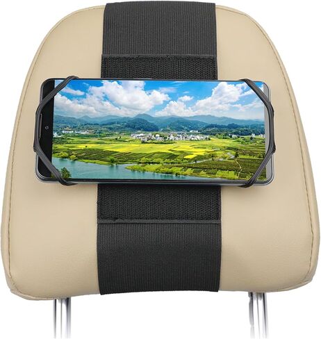 Silicone Car Headrest Phone Mount Holder Backseat in Kuwait