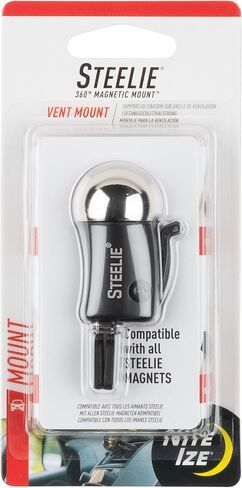 Nite Ize Steelie Vent Mount - Additional Car Vent Mount for Cell Phones - Compatible Phone Accessories for Steelie Magnetic Phone Mounting System in Kuwait