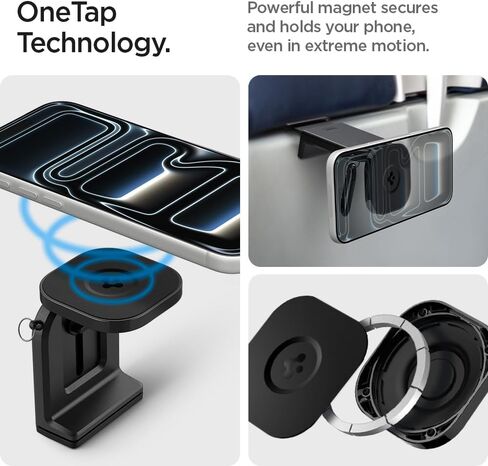 Spigen in-Flight Airplane MagSafe Phone Mount - Travel Essentials in Kuwait