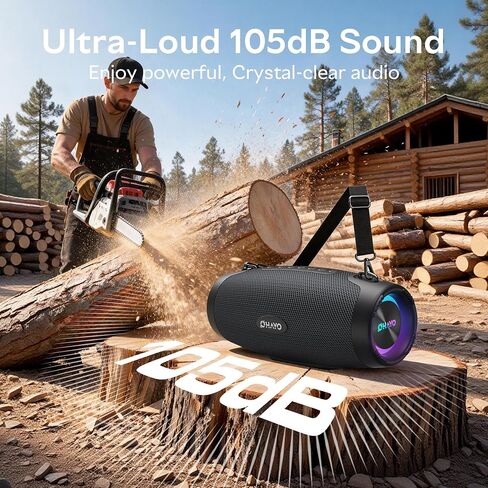OHAYO Bluetooth Speaker 60W Wireless Portable Waterproof with Deep Bass in Kuwait