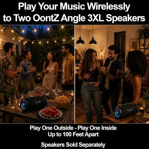 OontZ Angle 3XL Gen 2 Bluetooth Speaker, 120W, 100-Ft Range, Light Show in Saudi Arabia