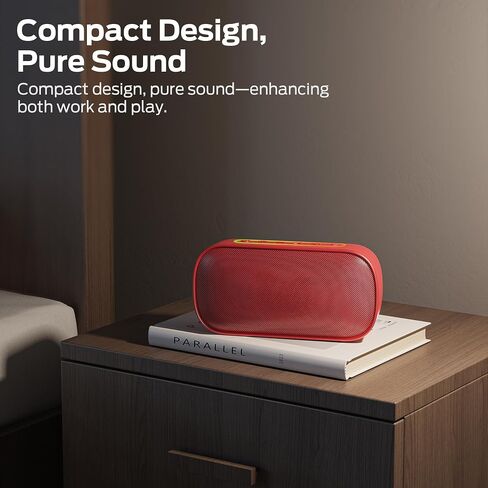 Portable Speaker Bluetooth, IPX7 Waterproof Wireless Speaker, 20W Stereo Sound with Pure Bass, Bluetooth 6.0, TWS Pairing, HD Calling, 20H Playtime, RGB Lights Perfect for Outdoor, Party, Beach, Gifts in Kuwait