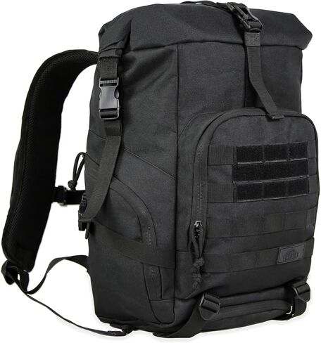 Roll-Top Backpack - Expandable 30L-36L Water-Resistant Hiking Daypack, Built-in Powder Banks Pocket, Shoes Compartment at the Bottom,Durable 900D Oxford Fabric for Outdoor Trekking & Urban Travel in Kuwait
