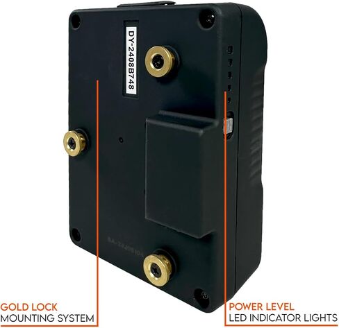 Dynacore Gold Mount Quad Charger with Four 155WH Mini Batteries in Kuwait