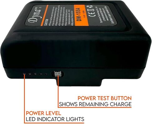 Dynacore Gold Mount Quad Charger with Four 155WH Mini Batteries in Kuwait