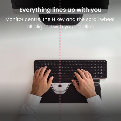 Contour RollerMouse Red Wireless Plus and Balance Full-Size Keyboard Set in Kuwait