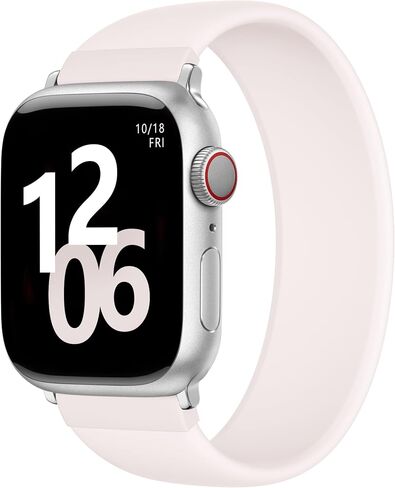 Zedoli Sport Solo Loop Band Compatible with Apple Watch Bands 40mm 42mm 41mm 38mm 44mm 45mm 46mm 49mm Women Men, Stretchy Soft Silicone Elastic Strap for iWatch Series 11 10 9 8 7 6 5 4 3 2 1 SE Ultra in Kuwait