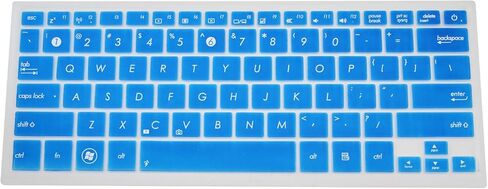 PcProfessional Blue Keyboard Cover for Asus UX31E UX32A UX32VD UX301LA UX302 UX302LG UX303LA UX303LB UX303LN UX303UA UX303UB UX305 UX305CA UX305FA UX305LA UX306UA UX360CA Q302LA Q302UA Q304UA in Saudi Arabia