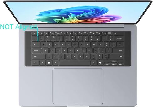 Silicone Keyboard Skin Cover Compatible for 2026 Samsung Galaxy book6 14" NP740VJG & Samsung Galaxy Book6 Ultra 16 /Book6 Pro 16 NP960UJH NP960XJG (Not for 2025 2024 2023 Book 5/4/3/2 Series) (Clear) in Kuwait