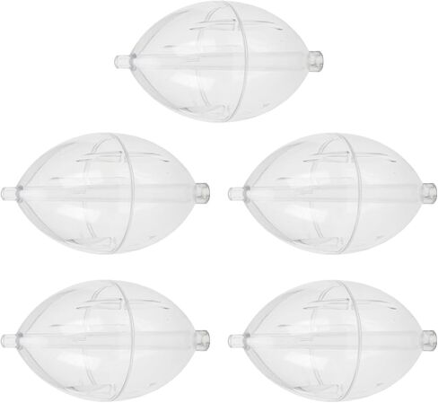 5Pcs Plastics Clear Float Fishings Slip Cast Float Oval Bubble Float Bobbers Buoys Slip Bobbers Strikes in Kuwait