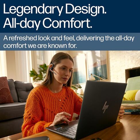 Poly Voyager Legend 30 - Bluetooth Headphones with Mic - Discreet Boom & 4 Noise-Canceling Mics - WindSmart Technology - Seamless Connectivity - Smart Sensors & Call Controls (Renewed) in Kuwait