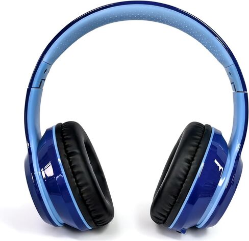 Kids Headphones for kids Over-Ear headset Limited 80/95DB 3.5mm Blue in Kuwait