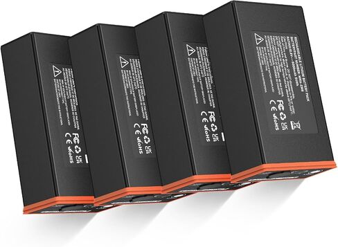 4 Pack 5000mAh Power Mag Lithium Battery Pack for Moultrie Edge Serices in Kuwait