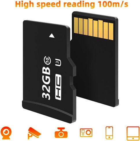 KEPEAK 1 Pack 32GB Micro SD Card, UHS-I Memory Card, Class 10 High Speed U3 TF Card, C10, A1 for Cameras, Doorbells, Surveillance Equipment, Mobile Phones in Kuwait