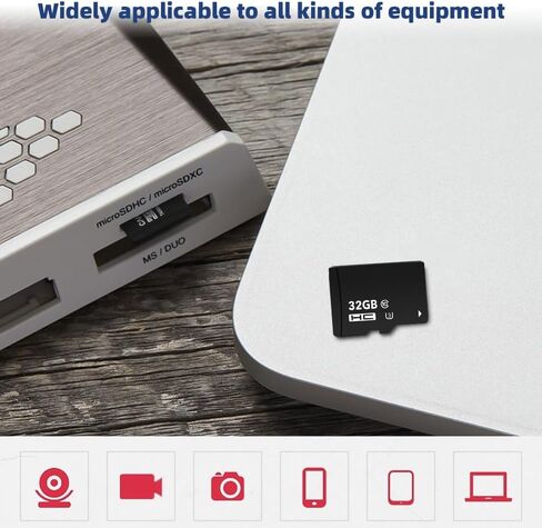KEPEAK 1 Pack 32GB Micro SD Card, UHS-I Memory Card, Class 10 High Speed U3 TF Card, C10, A1 for Cameras, Doorbells, Surveillance Equipment, Mobile Phones in Kuwait