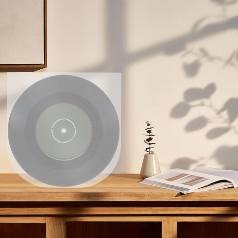 50pcs Inch Vinyl Record Sleeve Cover White Pp Anti-Static Storage in Kuwait