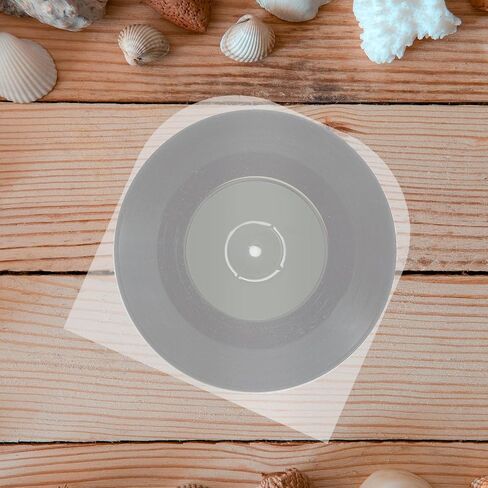50pcs Inch Vinyl Record Sleeve Cover White Pp Anti-Static Storage in Kuwait