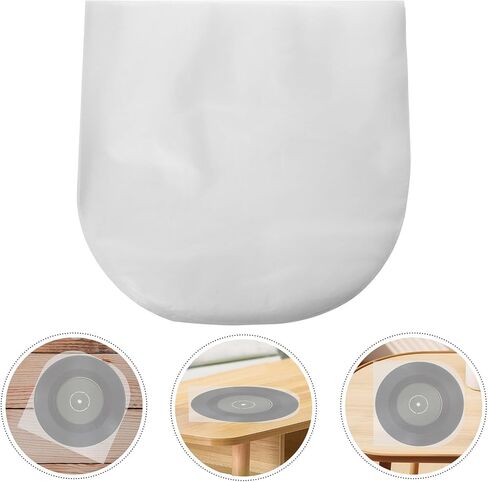 50pcs Inch Vinyl Record Sleeve Cover White Pp Anti-Static Storage in Kuwait