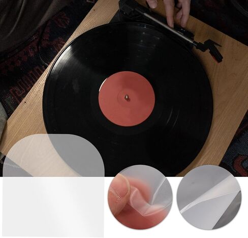 50pcs Inch Vinyl Record Sleeve Cover White Pp Anti-Static Storage in Kuwait