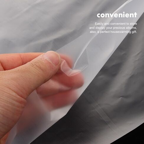 50pcs Inch Vinyl Record Sleeves Anti Static Pp White Protective Cover in Kuwait