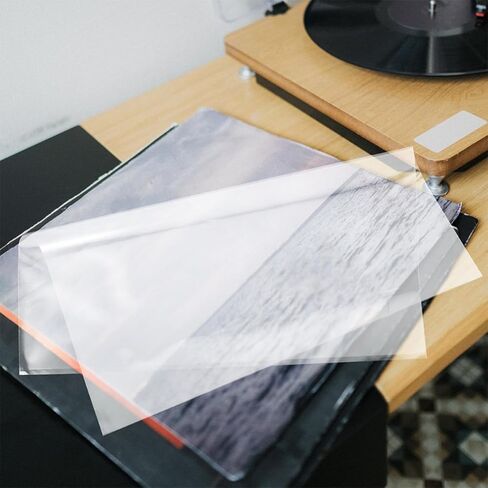 Vinyl Record Plastic Outer Cover 25pcs Protective Sleeve in Kuwait
