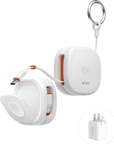 VRURC 3 in 1 Charging Station for Apple,Qi2.2 25W Wireless Charger Dock in Kuwait