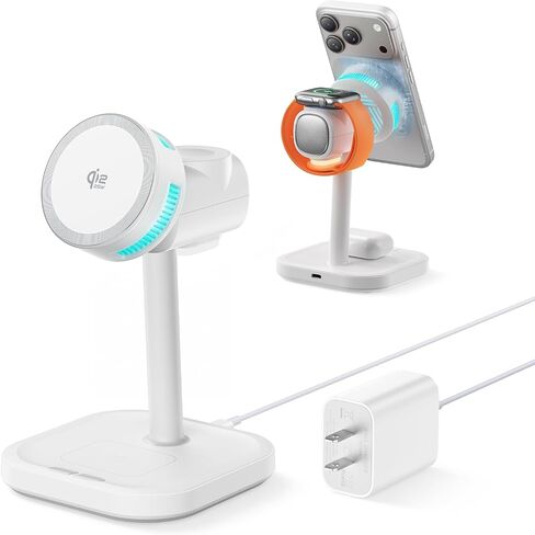 25W Qi2.2 4-in-1 Charging Station with TEC Active Cooling and Night Light in Kuwait