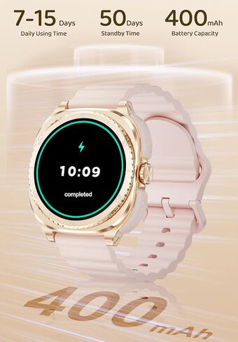 Smart Watch with Earbuds for Women&Wife Gift, 1.53" HD Display, Bluetooth Call, Music Control,Fitness Tracker, Step,Calories,Sleep Monitor,Heart Rate Monitor,Health Tracking,Android & iOS in Kuwait