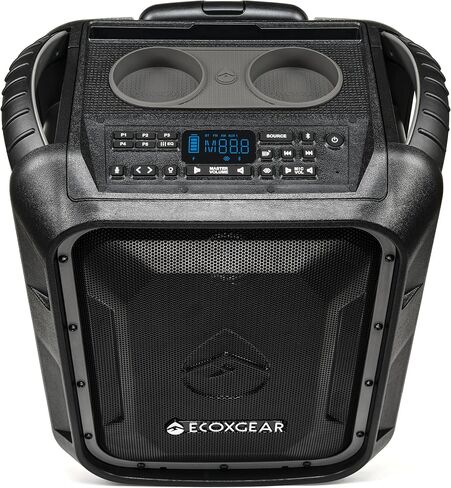 ECOXGEAR EcoBoulder+ GDI-EXBLD810 Rugged Waterproof Floating Portable Bluetooth Wireless 100 Watt Speaker and PA System (Gray) in Kuwait