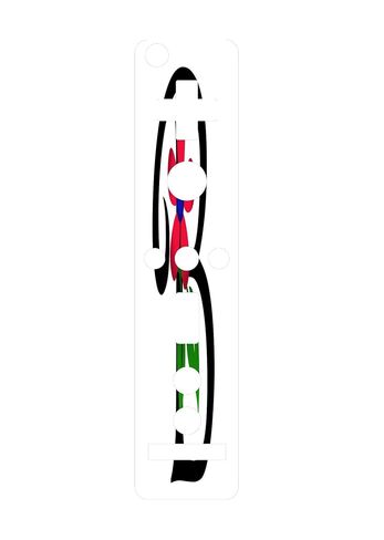 Monogram Letter B With Flower Vinyl Decal Sticker Skin by Debbie's Designs for Wiimote Wii Controller in Saudi Arabia