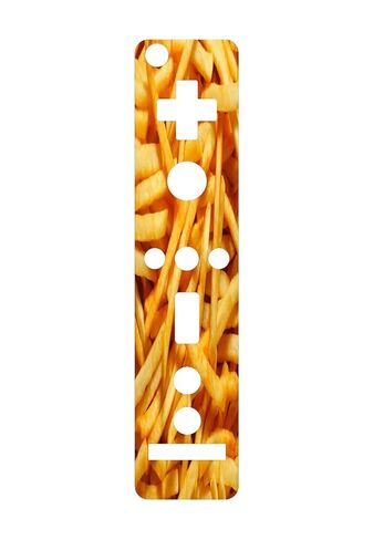 French Fries Vinyl Decal Sticker Skin by Debbie's Designs for Wiimote Wii Controller in Saudi Arabia