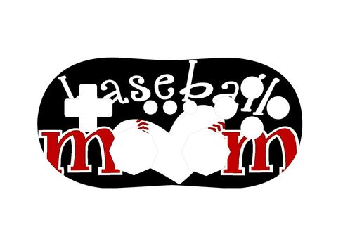 Baseball Mom Vinyl Decal Sticker Skin by Debbie's Designs for Wii Classic Controller in Saudi Arabia