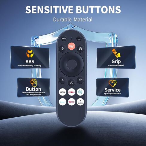 XRT290 / WRT290 Voice Replacement Remote Control for ONN SmartCast TVs, Compatible with V/M/P/OLED Series Smart TV Models, App Shortcuts, 2026 in Kuwait