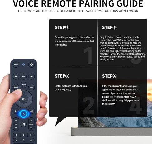 New Voice Replacement Remote Control for Verizon FiOS TV All in One, Compatible with MG3-R32140B & VRC4100 BLE in Kuwait