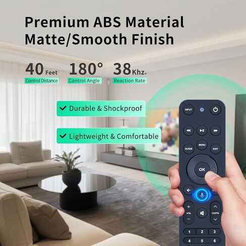 New Voice Replacement Remote Control for Verizon FiOS TV All in One, Compatible with MG3-R32140B & VRC4100 BLE in Kuwait