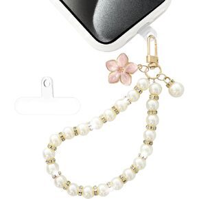 Beaded Phone Charm Strap, Cute Wrist Strap, Hands-Free Cellphone Chain in Kuwait