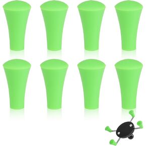 Rubber Tips Compatible with RAM Motorcycle/Bike Grip, Green, 8Pcs in Kuwait