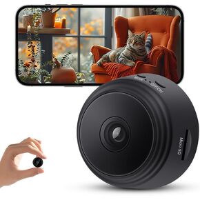 Hidden Camera - Spy Cameras - Nanny Cam - WiFi Wireless Cam - 1080P HD Small Camera with Motion Detection and Night Vision，Security Cameras for Home/Office/Baby Monitoring-A9 in Kuwait