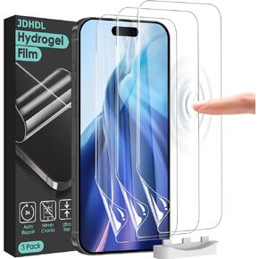 3 Pack Flexible Film for iPhone 17 Screen Protector[NOT GLASS], Non-breakable Soft TPU Hydrogel Film for iPhone 17, Invisible Thin, Scratch Resistant, Self-Healing in Kuwait