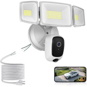 Onforu 2K Floodlight Camera Plug&Hardwired, Smart Security Camera Outdoor in Kuwait