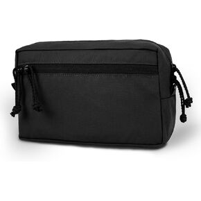 Tactical Admin Pouch Molle, 500D Nylon Water-Resistant EDC Gear Organizer, Horizontal Utility Tool Bag for Chest Rig & Vest, Large Capacity Medical EMT Sub-Pack with Mag Holder in Kuwait