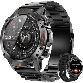 WalkerFit Tactical Smart Watch for Men, Rugged 1.43" AMOLED Fitness Tracker in Kuwait