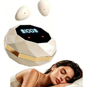 Sleep Earbuds for Side Sleepers,Mini Invisible Wireless Earbuds for Small Ear Canals,Bluetooth 5.4, 40H Battery,Noise Blocking,Waterproof,LED Power Display,Tiny Earbuds for Work,Sleep（Beige） in Kuwait